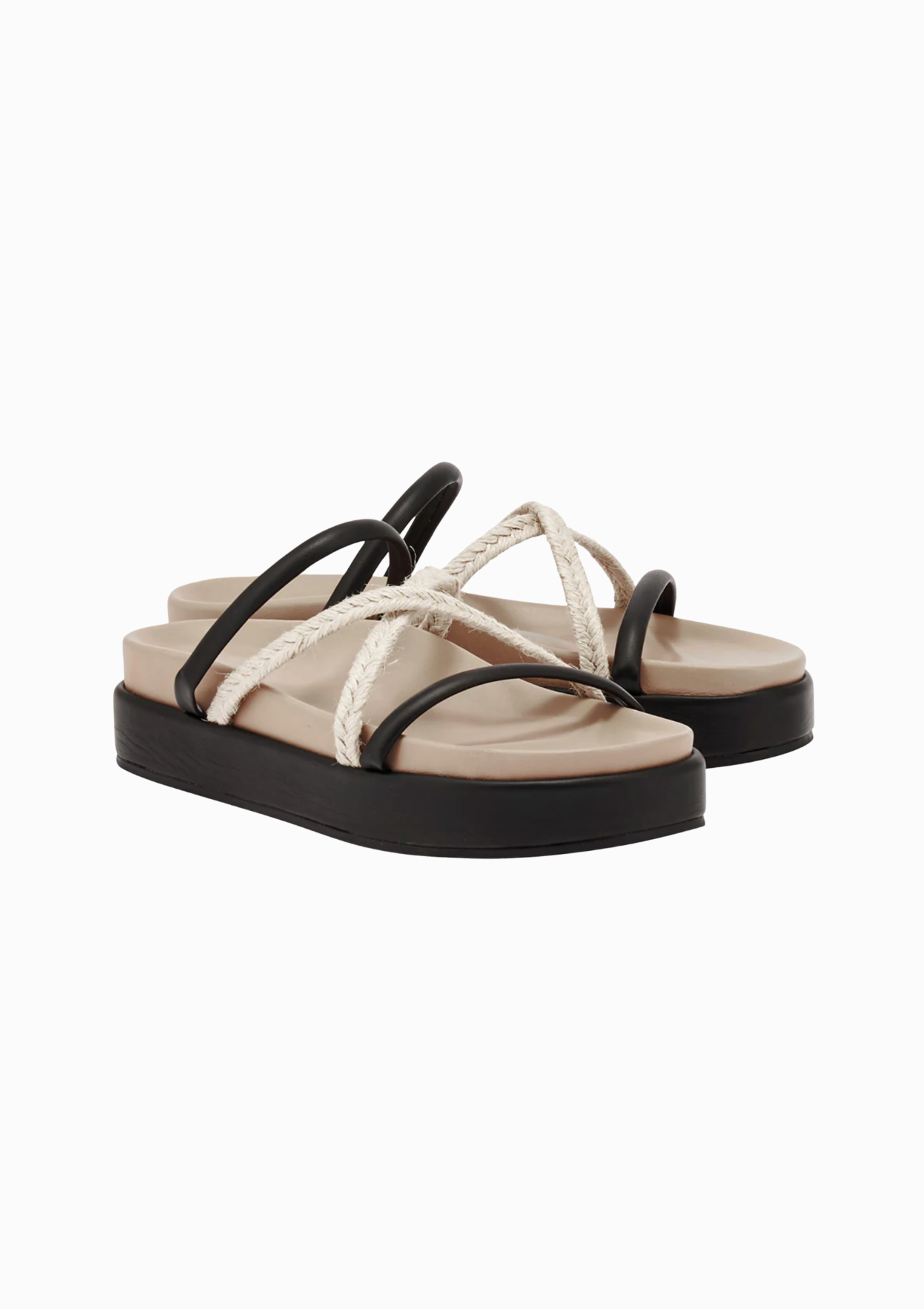 Sandal | Black/Taupe - Image 3