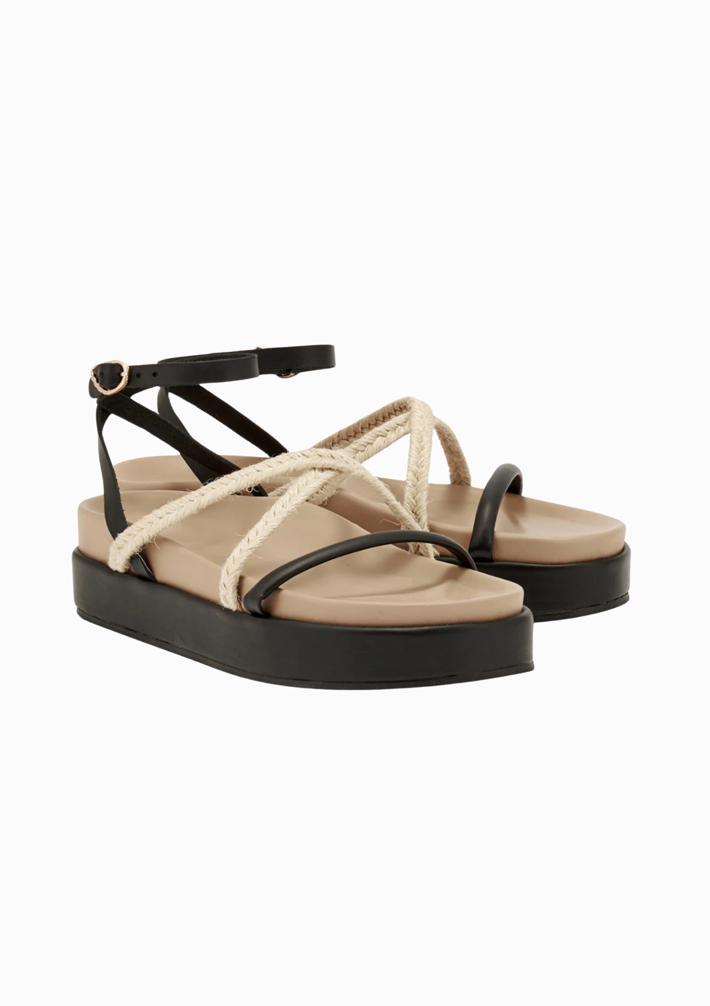 Sandal | Black/Taupe - Image 2