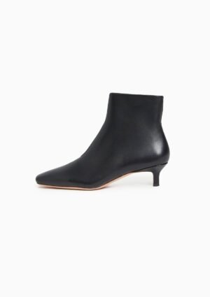 Marcella Leather Ankle Boot | Black