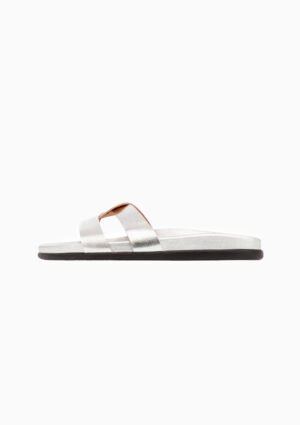 Footbed Sandal | Silver