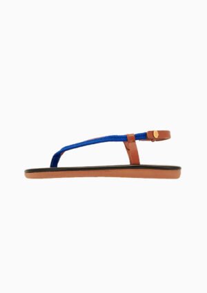 Sandal | Blue/Tan