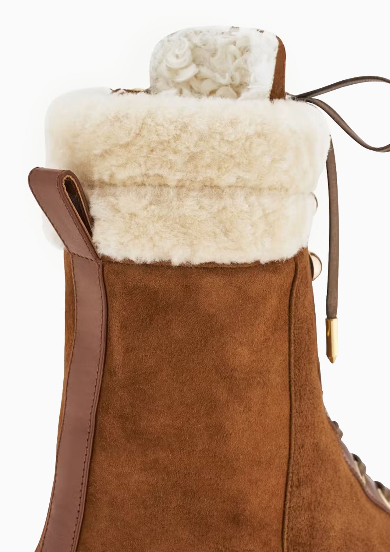 Very Cortina Shearling Bootie | Brown - Image 3